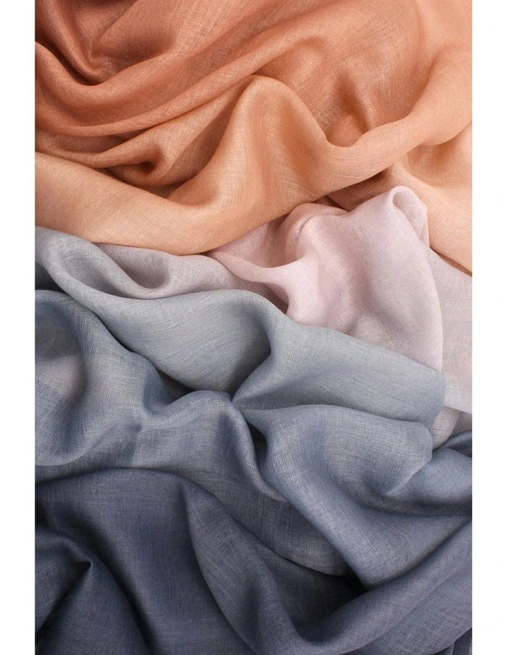 Sofia Light-Weight Transeasonal Scarf in Pink and Grey image 4