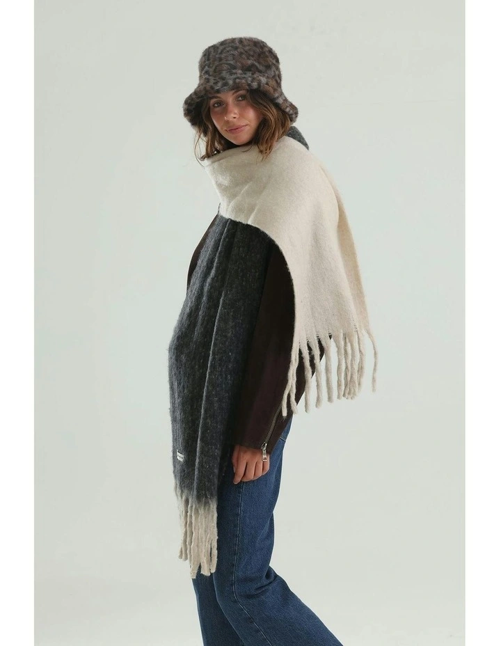 Marissa Faux Fur Hat in Grey image 6