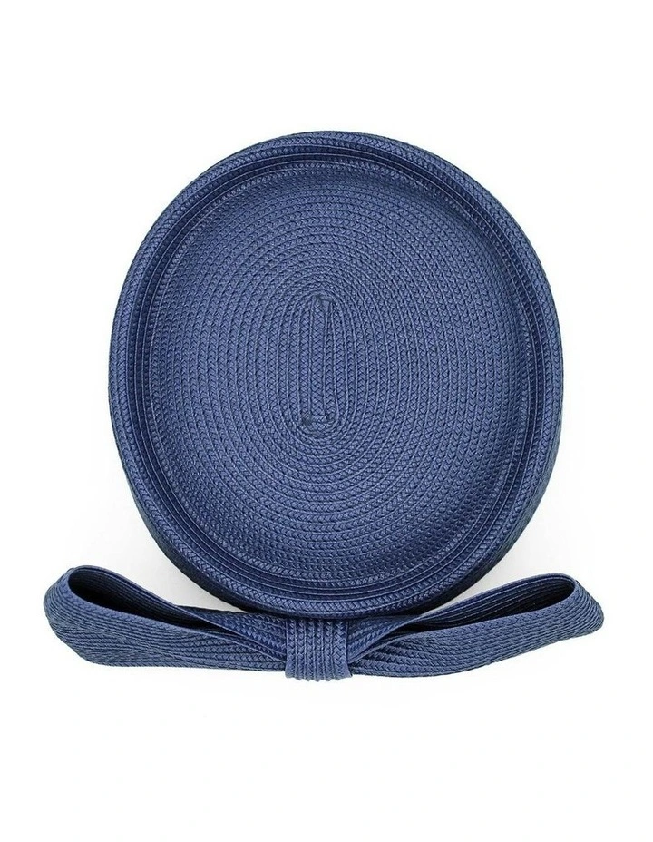Tara Racewear Pillbox Hat in Navy Blue image 6