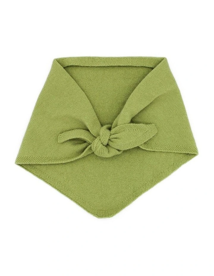 Katrina Triangle Scarf in Green image 1
