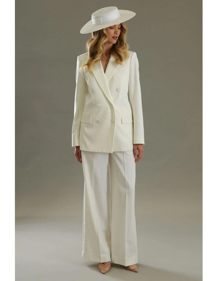 Macy Racewear Boater in White image 4