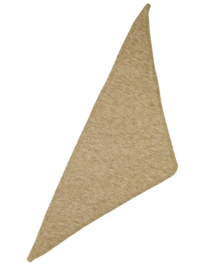Katrina Triangle Scarf in Beige image 6