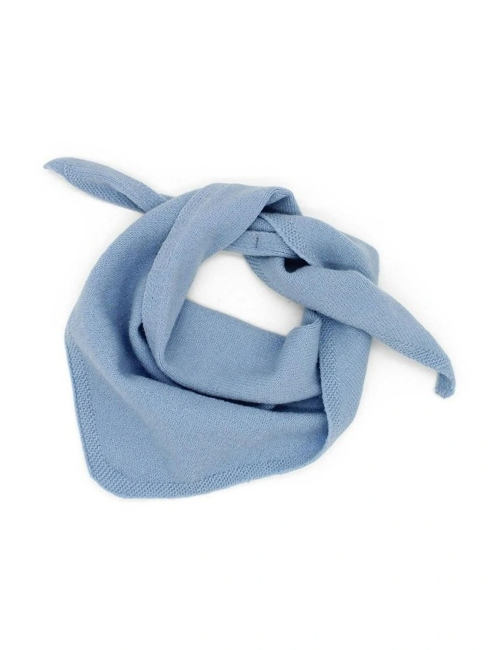 Katrina Triangle Scarf in Blue image 4