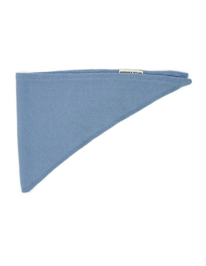 Katrina Triangle Scarf in Blue image 5