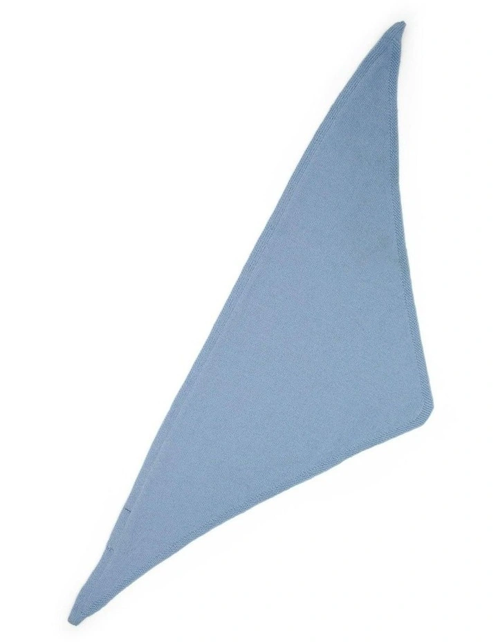 Katrina Triangle Scarf in Blue image 6
