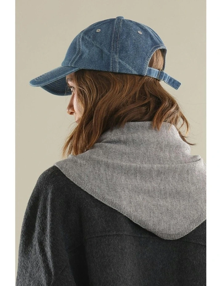 Katrina Triangle Scarf in Grey image 2