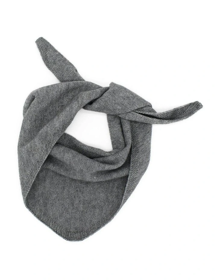 Katrina Triangle Scarf in Grey image 4