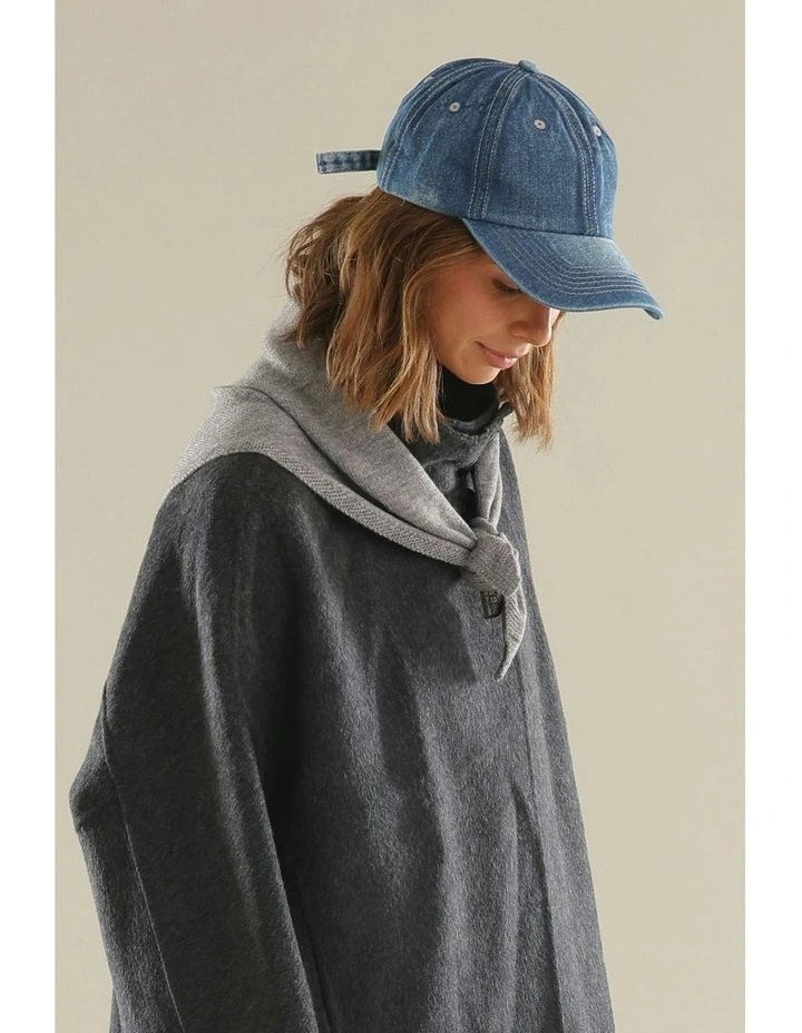 Katrina Triangle Scarf in Grey image 5