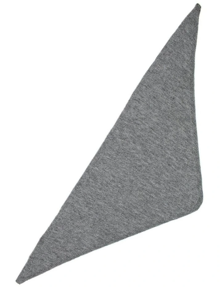 Katrina Triangle Scarf in Grey image 7