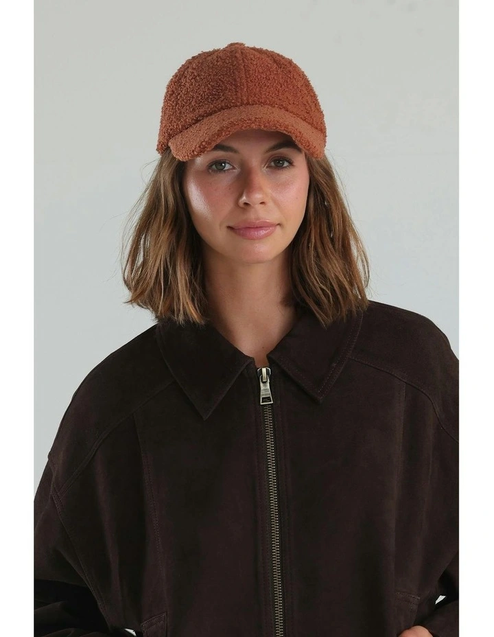 Amiee Cap in Brown image 3