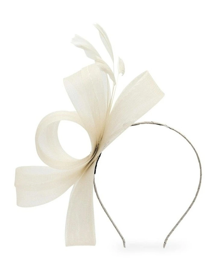 Nyla Fascinator in Beige image 3