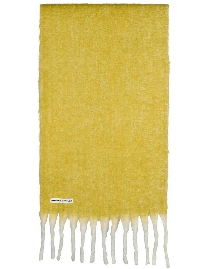Cosette Chunky Two-Toned Scarf in Yellow image 4