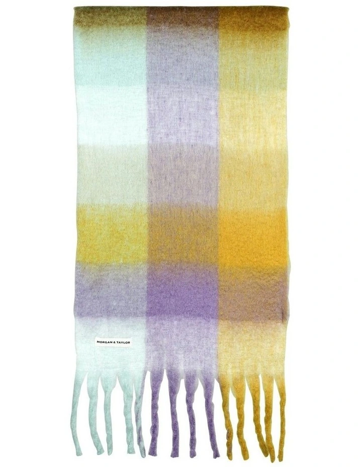 Emma Chunky Check Scarf in Multi image 1