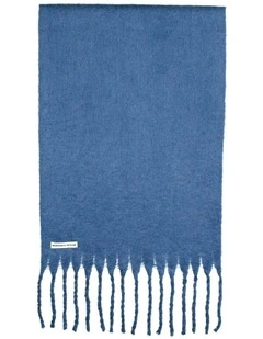 Ella Woven Scarf in Blue