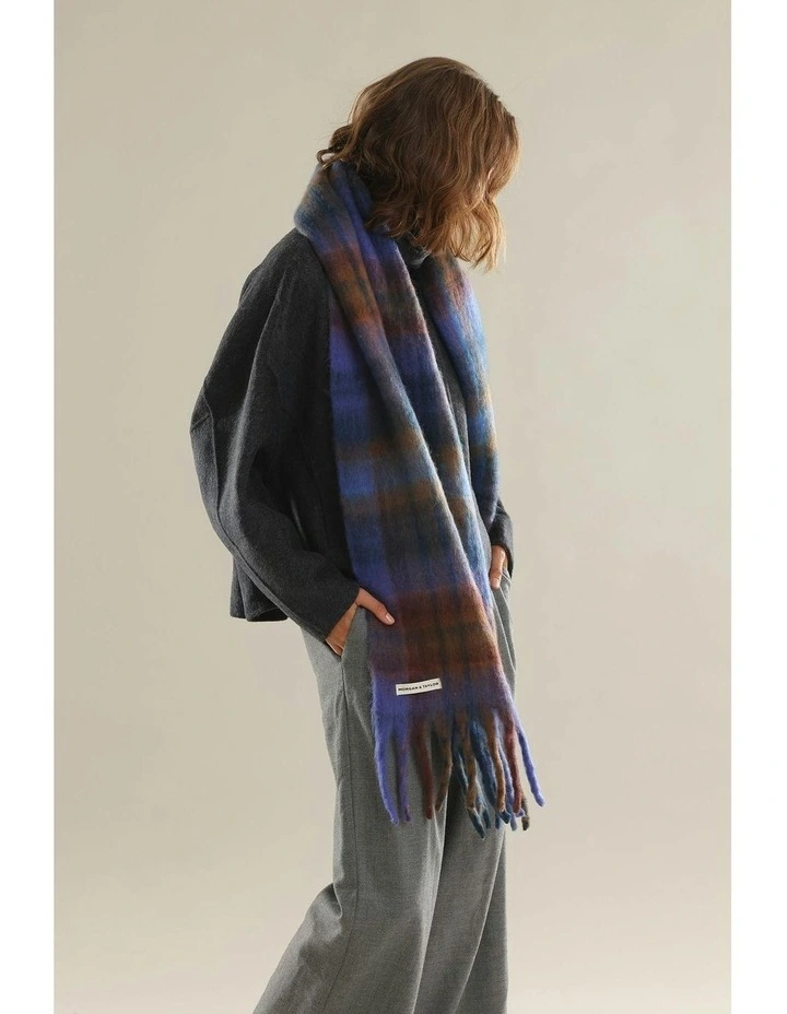 Isabella Scarf in Blue image 5