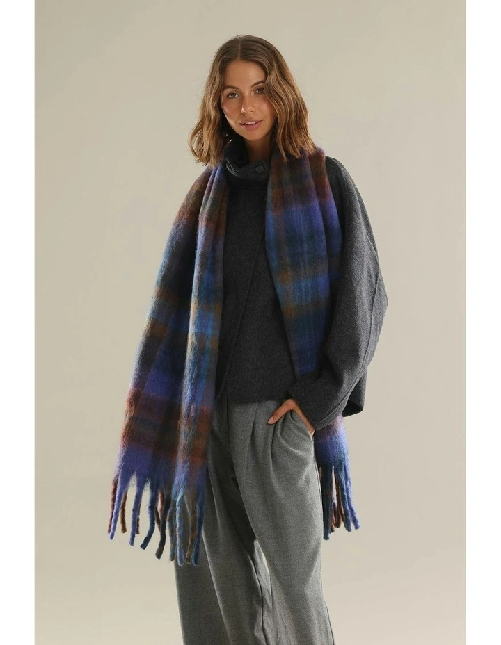 Isabella Scarf in Blue image 7