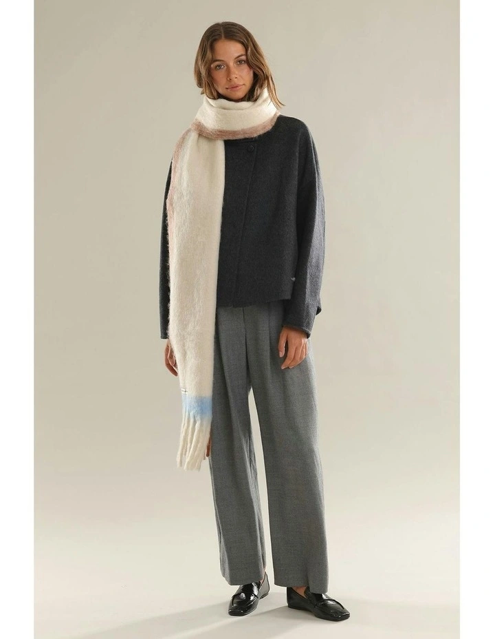 Mya Chunky Scarf in Cream image 3