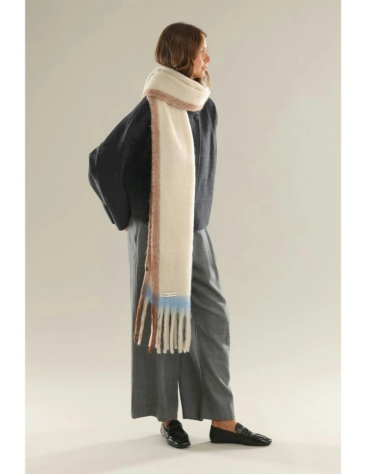 Mya Chunky Scarf in Cream image 5