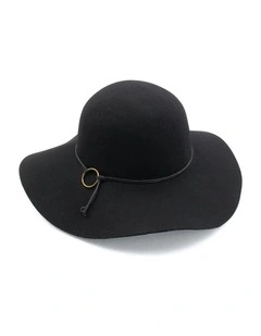 Robin Wool Felt Floppy in Black