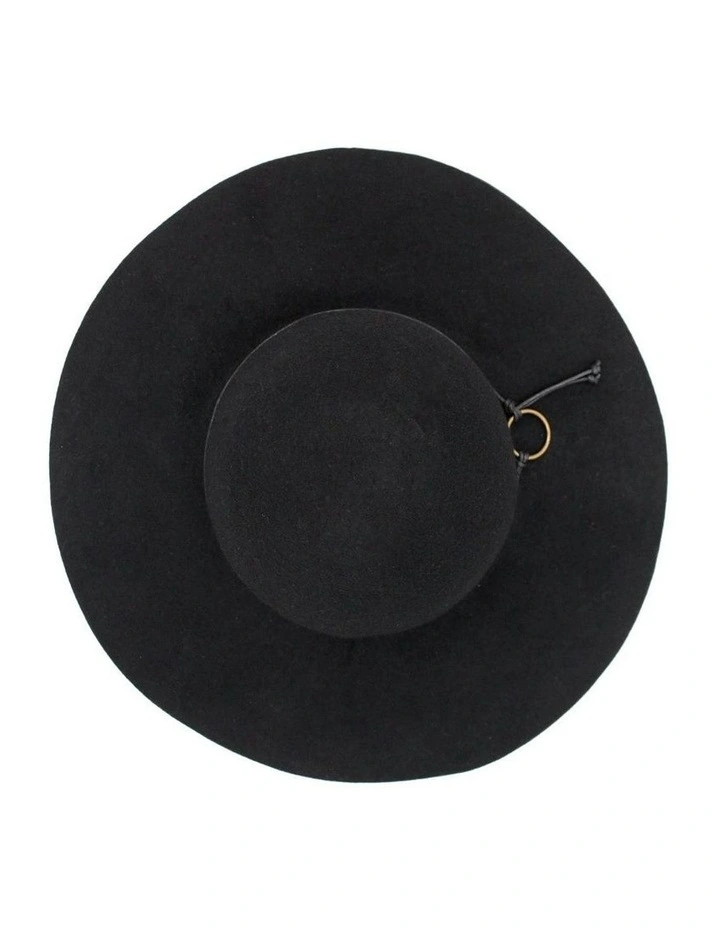 Robin Wool Felt Floppy in Black image 7