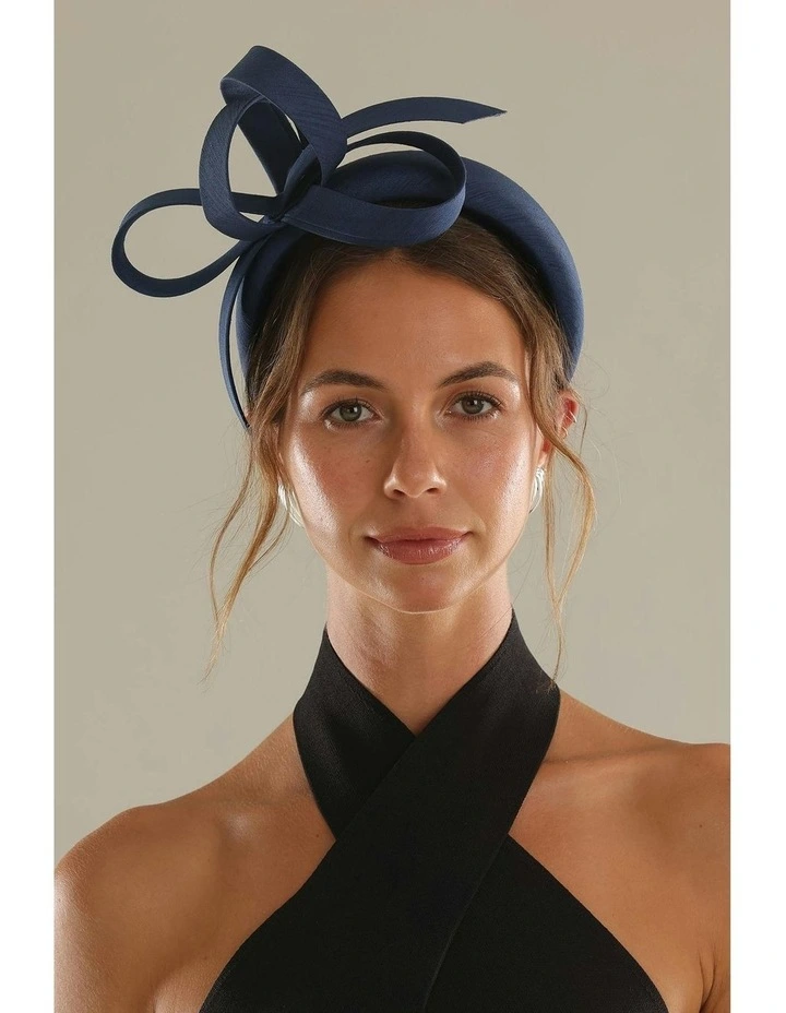 Mel Fascinator in Navy Blue image 3