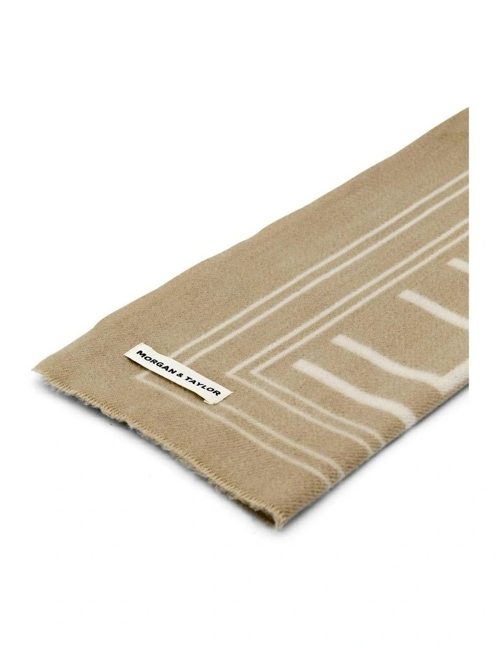 Thea Scarf in Beige image 4