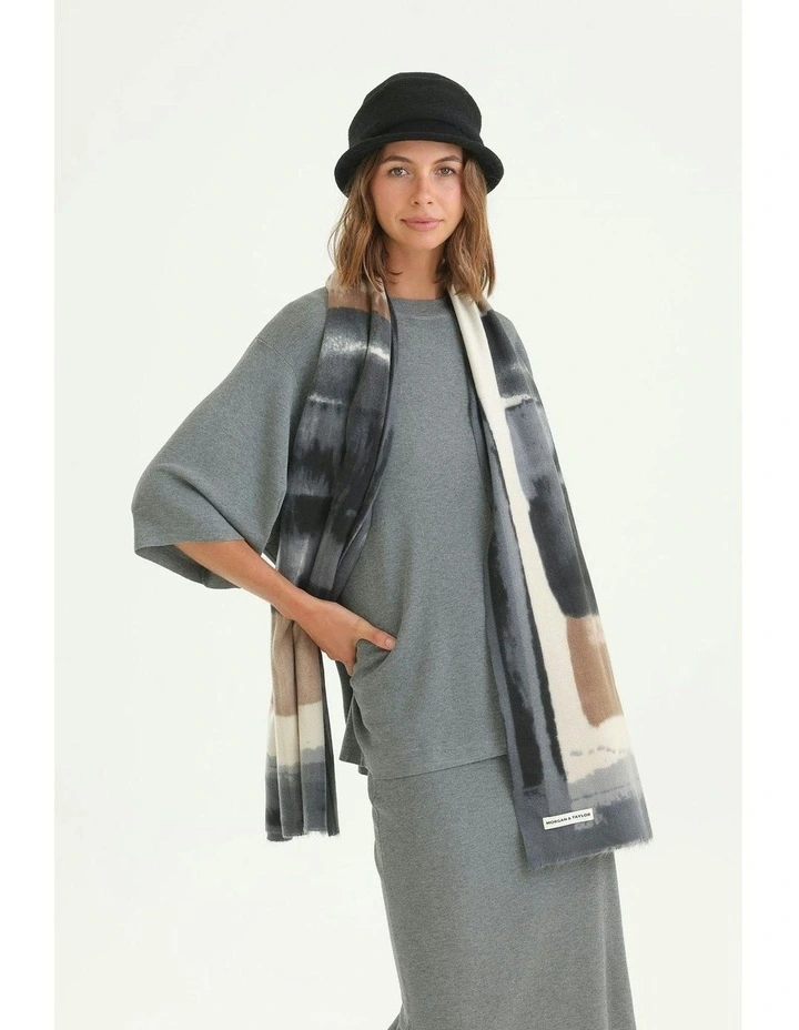 Aisha Scarf in Grey image 2
