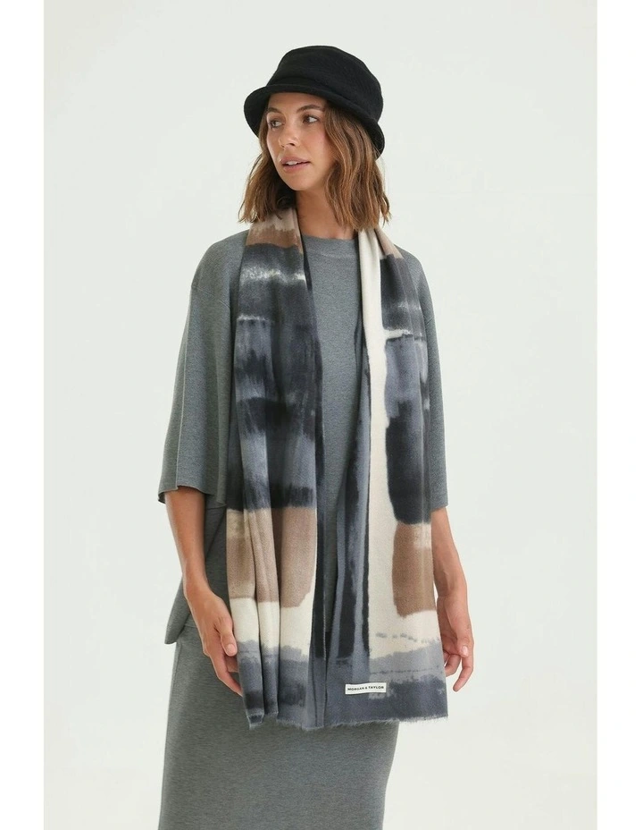 Aisha Scarf in Grey image 3