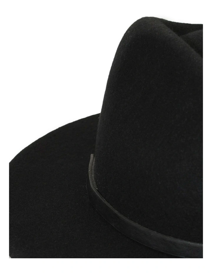 Oslo Mens Fedora in Black image 4