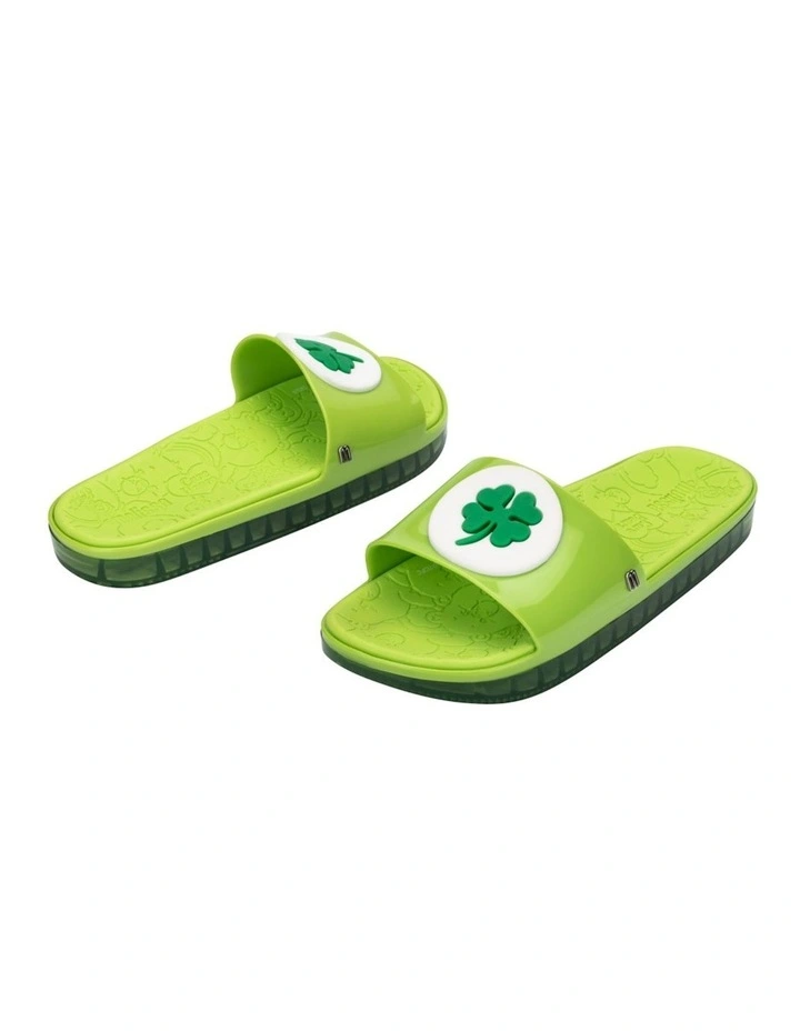 Melissa Next Gen Care Bears Beach Slide in Green image 4