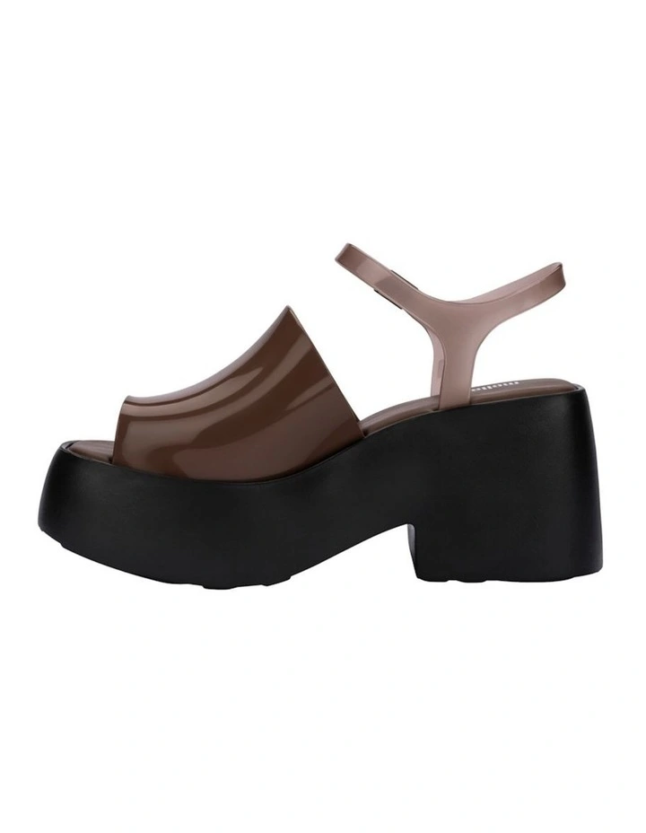 Melissa Pose Heels Sandals in Black/Brown image 3