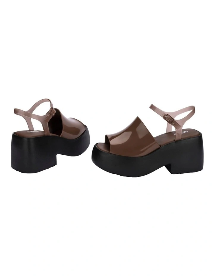 Melissa Pose Heels Sandals in Black/Brown image 4