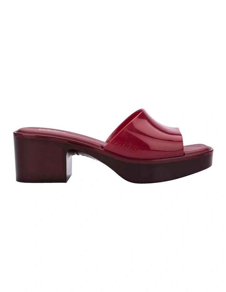 Melissa Shape Mules in Red image 1