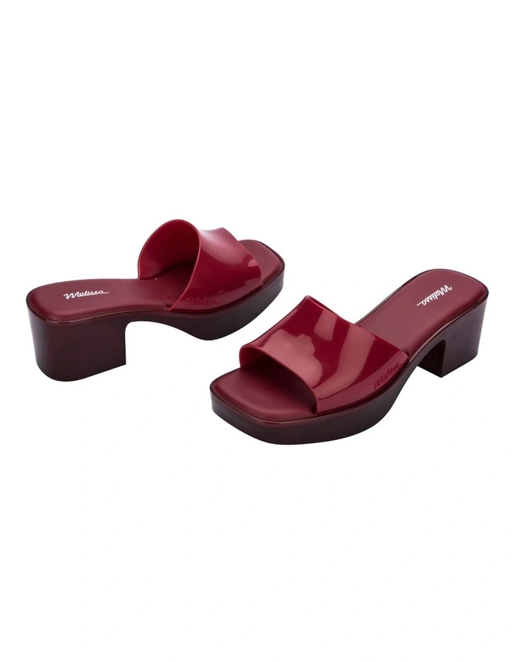 Melissa Shape Mules in Red image 3