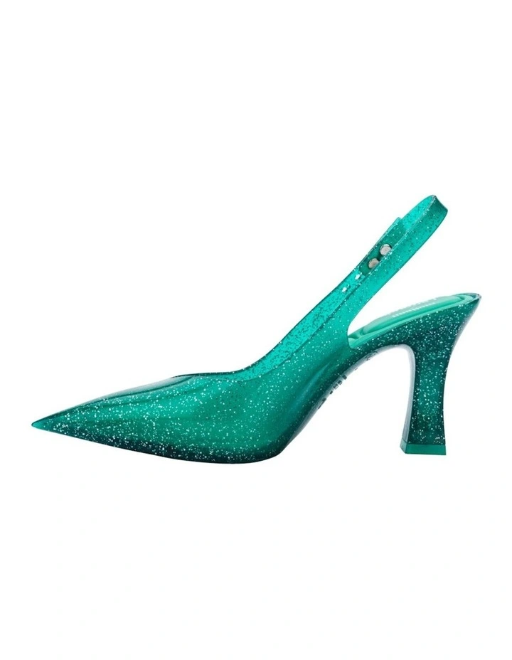 Melissa Larroude Slingback Pump Heels in Green image 5