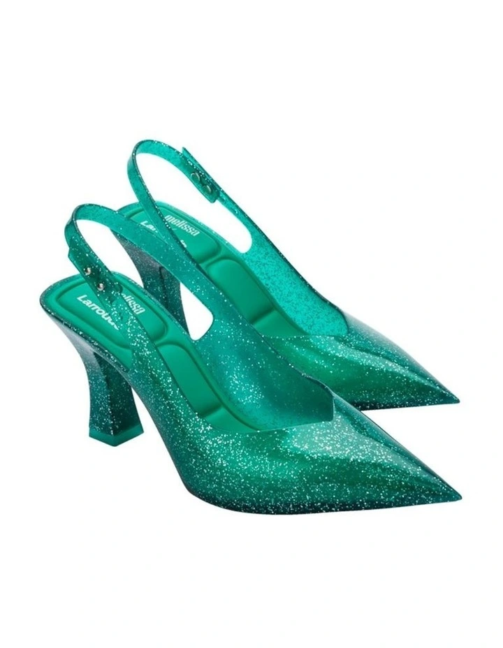 Melissa Larroude Slingback Pump Heels in Green image 7