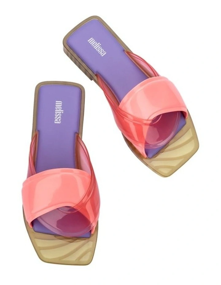 Melissa Brigitte Slides in Pink/Green/Lilac image 5