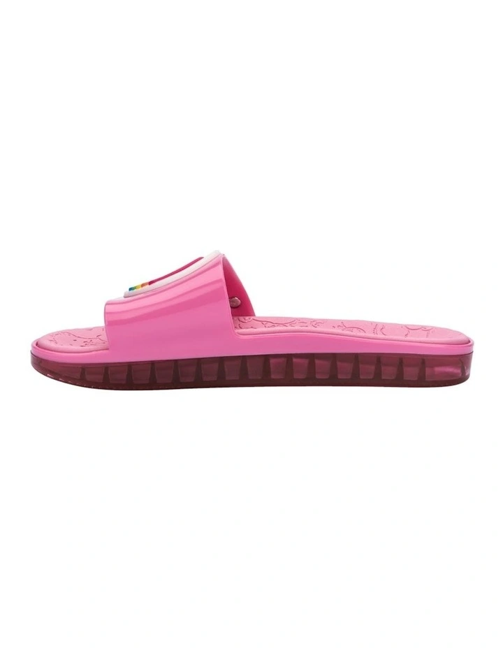 Melissa Next Gen Care Bears Beach Slide in Pink image 3