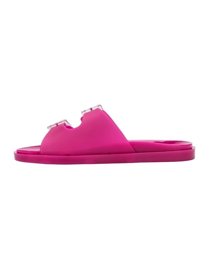 Melissa Wide Slide in Neon Pink image 4
