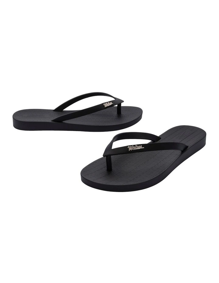 Melissa Sun Venice Flip Flop in Black image 3