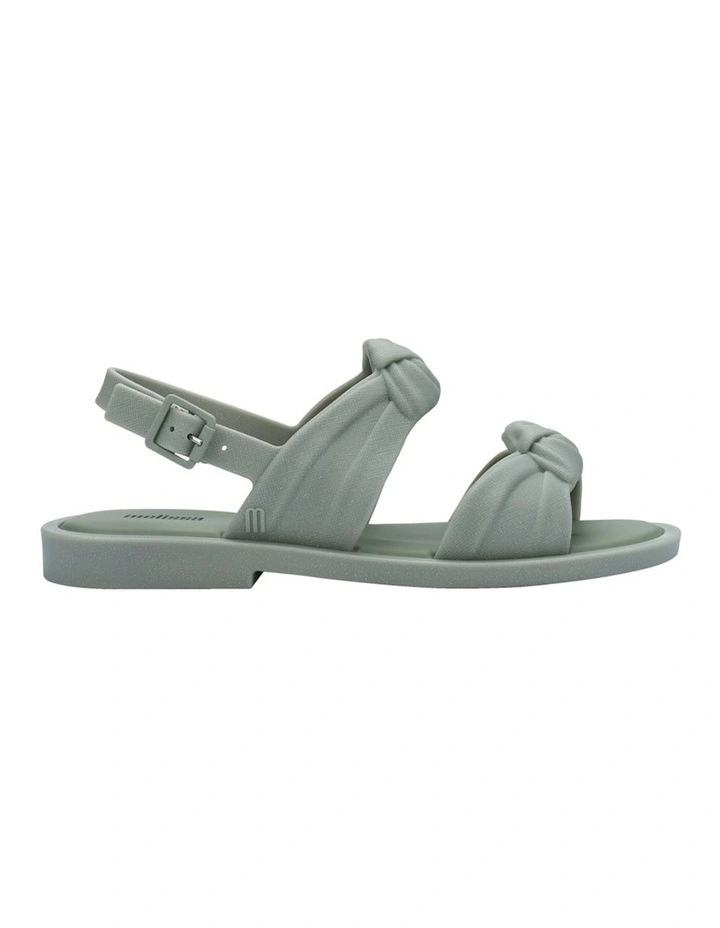 Melissa Velvet Sandal in Green image 1