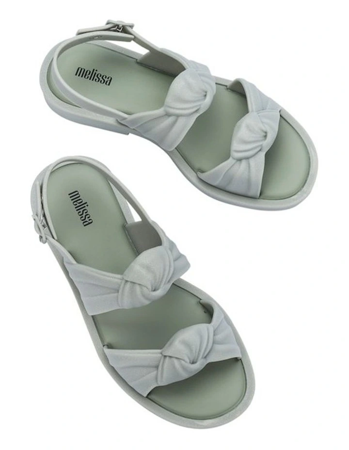 Melissa Velvet Sandal in Green image 3