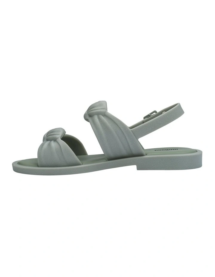 Melissa Velvet Sandal in Green image 4