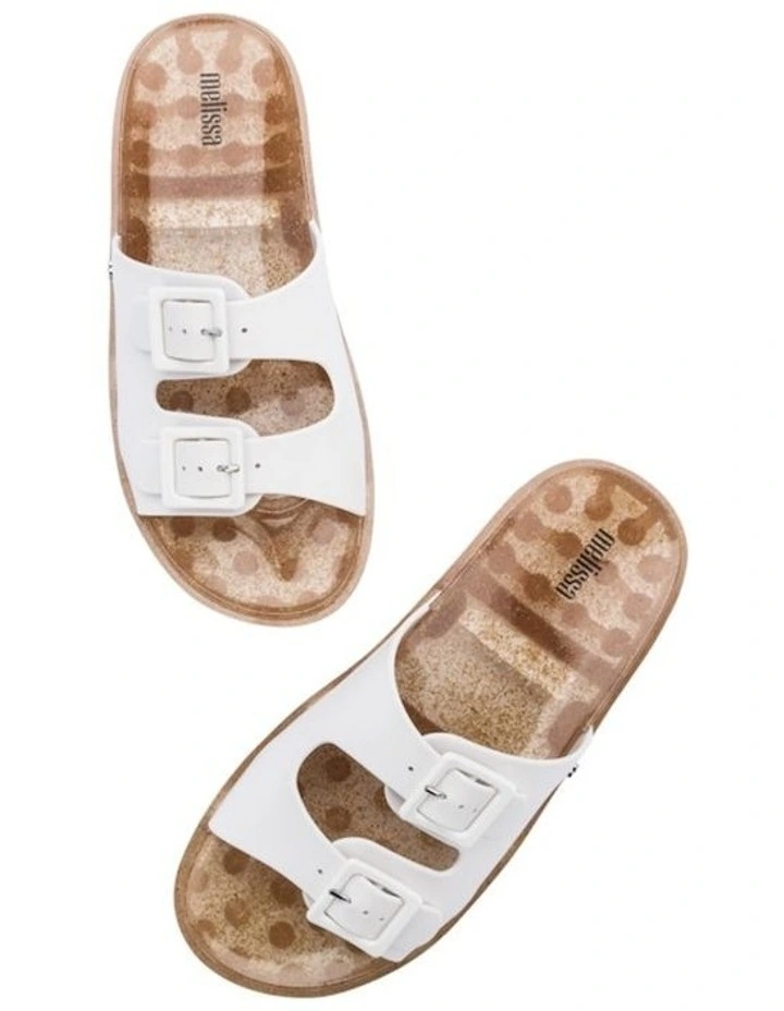 Melissa Wide Slide in White image 4