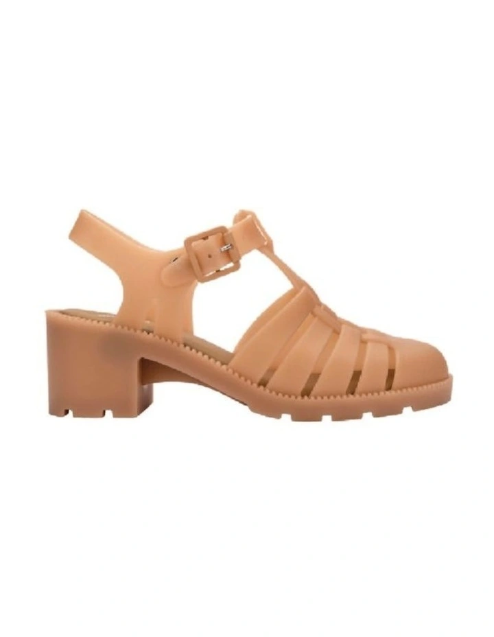 Possession Heel Sandal in Beige image 1