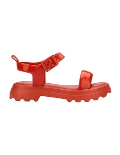 Town Sandal in Red