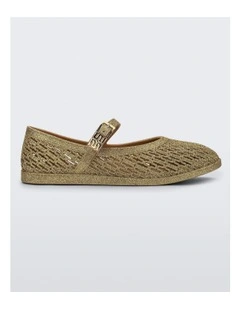 Harper Glitter Shoes in Beige