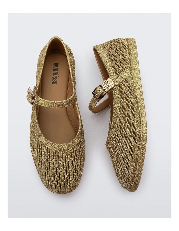 Harper Glitter Shoes in Beige image 3