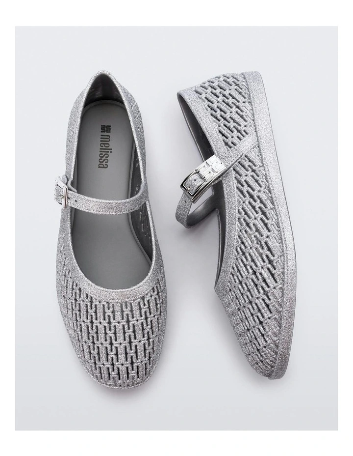 Harper Glitter Shoes in Silver image 2