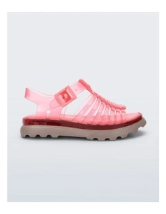 Gloria Platform Sandals in Beige